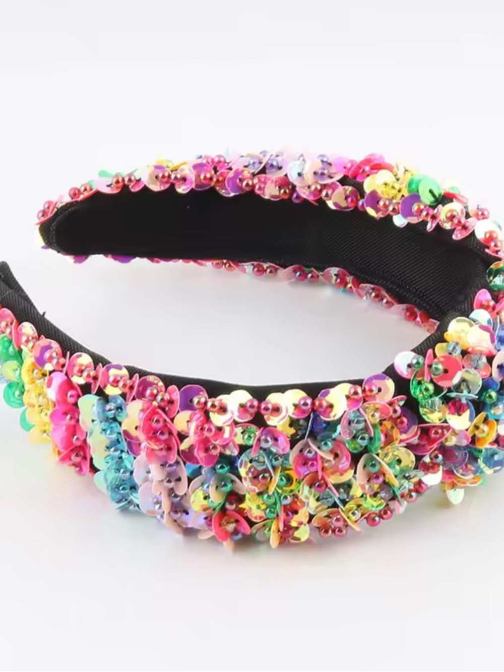 995.Party Sequin Embellished Headband - Women Accessories